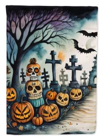 Day of the Dead Spooky Halloween Garden Flag Mailbox Flag Decorative Yard Flag Banner Outside Patio Artwork Yard Flower Beds, Garden Size, Multic